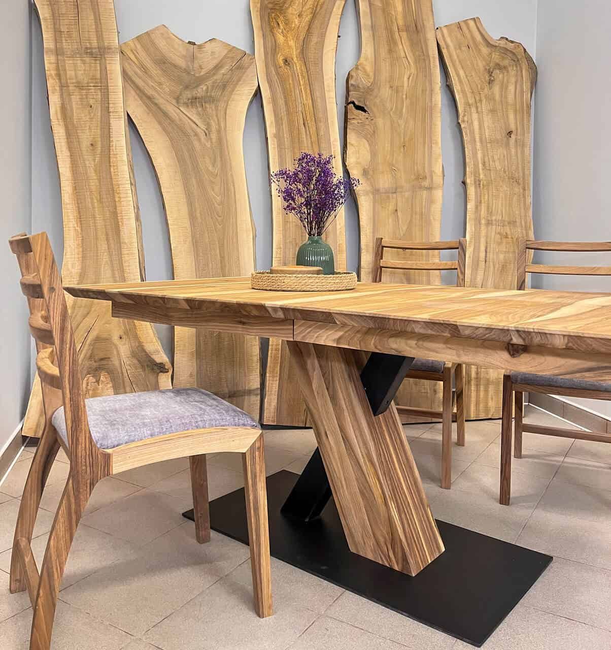 LUMINA Ausziehbarer Massivholztisch Atlas – Massivholz Tisch Exklusivkollektion – Ansicht 2 | IgnisLumina