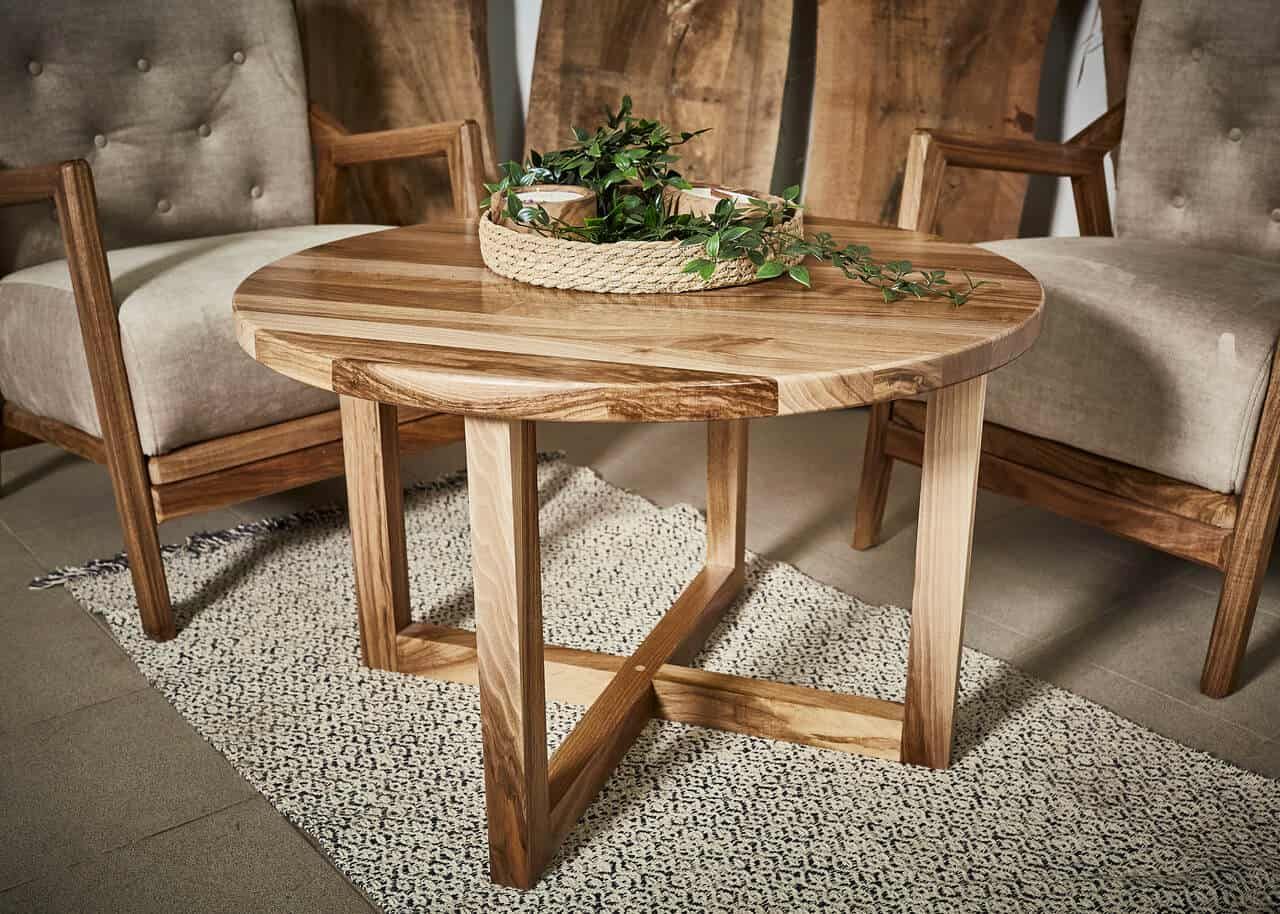 LUMINA Nussbaum – Epoxidharz Couchtisch Exklusivkollektion – Ansicht 3 | IgnisLumina
