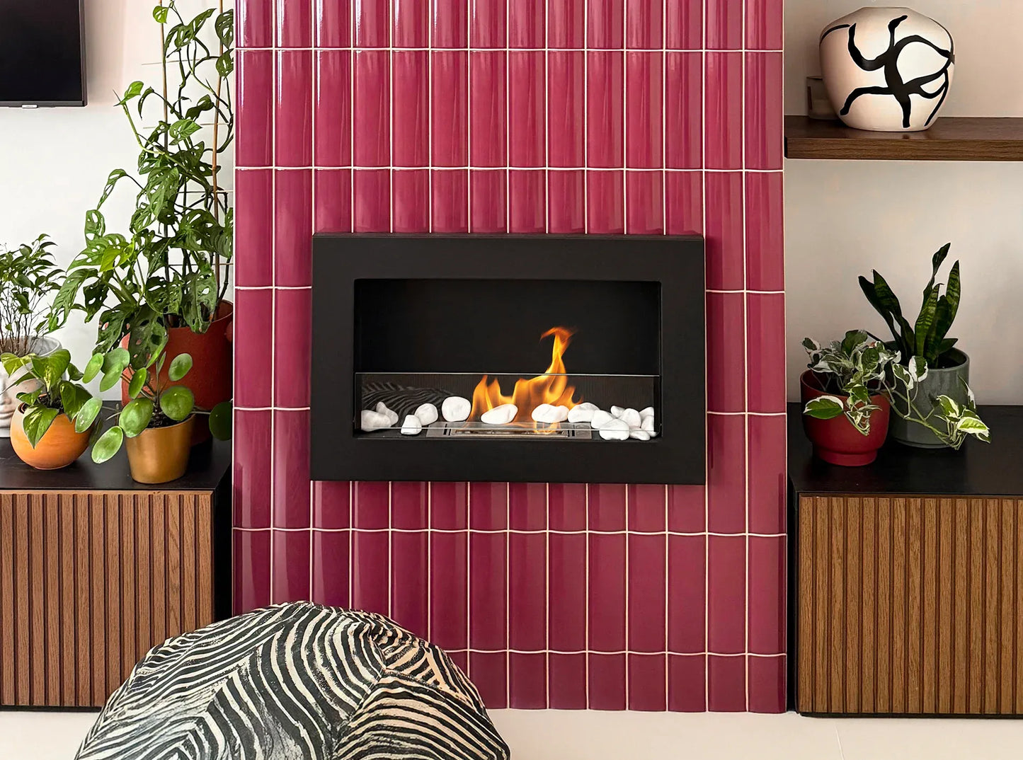 LUMINA Flammen 650 Slim – Haengender Bioethanol-Kamin Exklusivkollektion – Haengender Bioethanol-Kamin