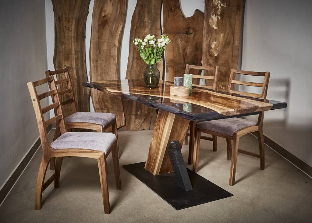 LUMINA Epoxy Dream – Epoxidharz Esstisch Exklusivkollektion | Premium Design Schweiz