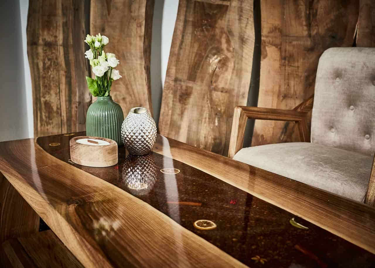 LUMINA Kaffeeleidenschaft – Epoxidharz Bank Exklusivkollektion – Ansicht 5 | IgnisLumina