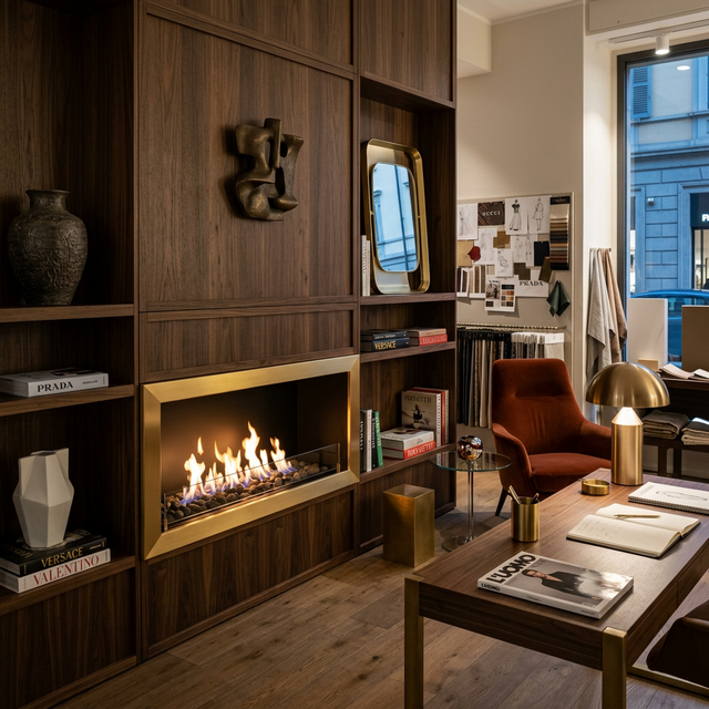 Luxury Bio-Fireplace Milan Atelier