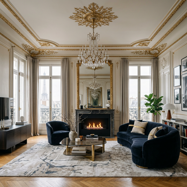 Exclusive Bio-Fireplace Parisian Residence
